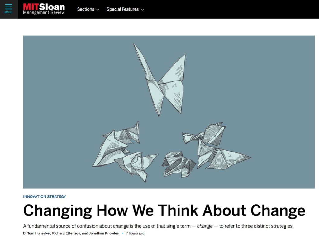 Changing how we think about change